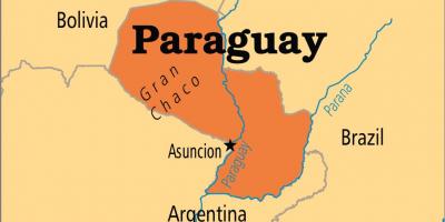 Mesto Paraguaj mapu