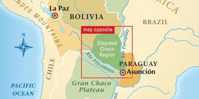 Mapa rio Paraguay