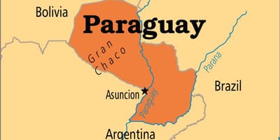 Mesto Paraguaj mapu